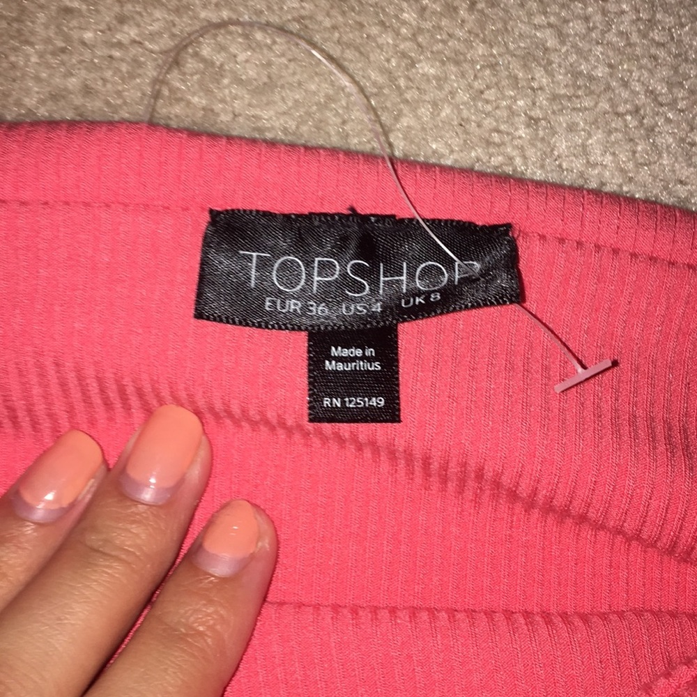 TOPSHOP peach bodysuit - Picture 3 of 3